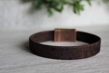 Tan Leather Bracelet – Woven Stone Co.