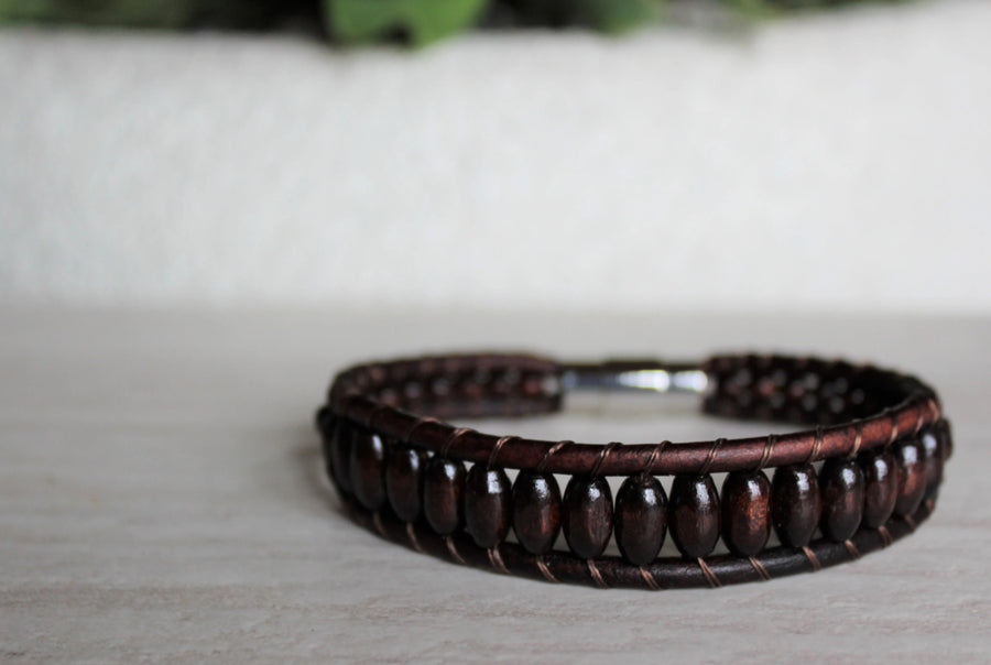 Mens Woodsman Bracelet - Woven Stone Co.