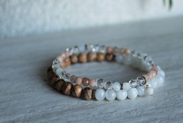 Moonstone + Sunstone Stacker Set